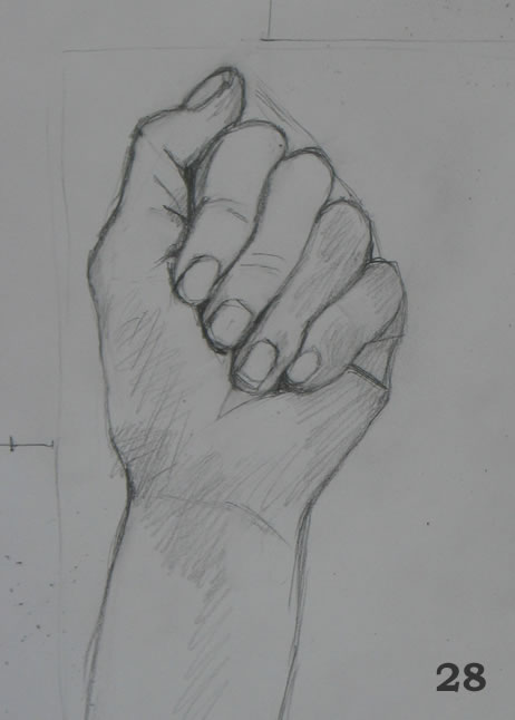 drawing realistic hands
