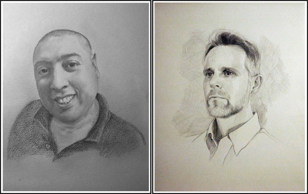 Reuben (left) and Andy (right), by Nicole Moné