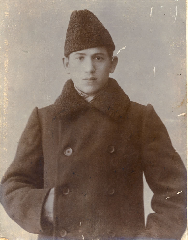 Photo of my grandfather, Boris L. Bobrov, taken in Mogilev in the early 20th century