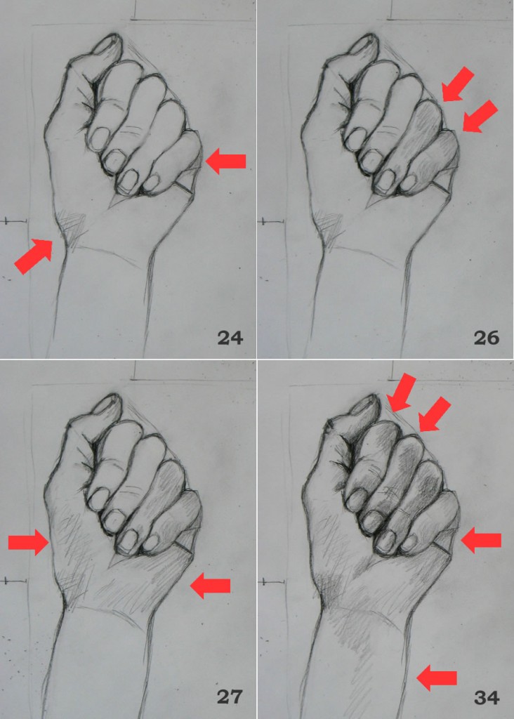  Soviet Drawing Hands Sketch for Kindergarten